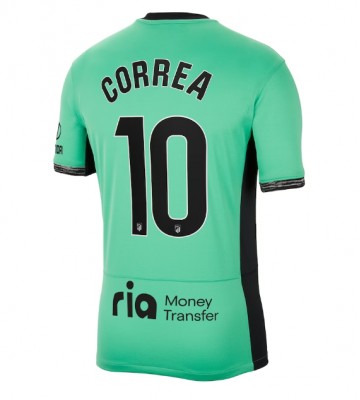 Atletico Madrid Angel Correa #10 Replika Tredjetrøje 2023-24 Kortærmet